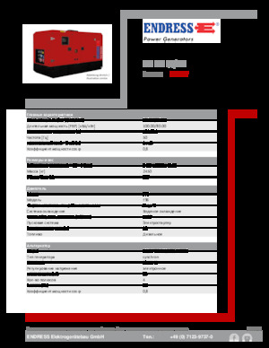 Дизелови генератори Endress ESE 100 IW/MS 