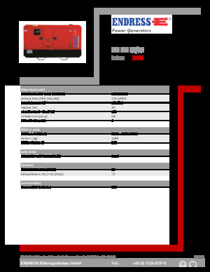Дизелови генератори Endress ESE 135 IW/AS