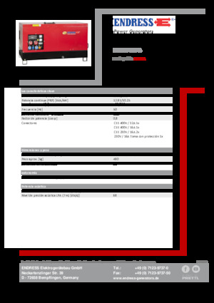 Дизелови генератори Endress ESE 15 YW-B