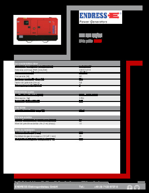 Дизелови генератори Endress ESE 175 IW/AS