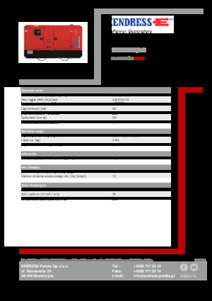 Дизелови генератори Endress ESE 175 IW/AS