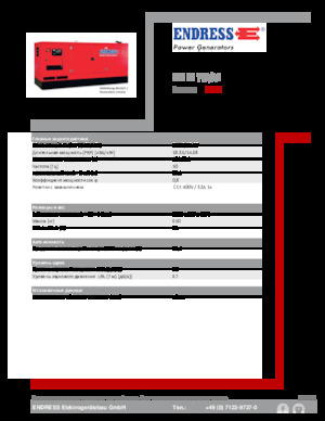 Дизелови генератори Endress ESE 20 YW/AS 