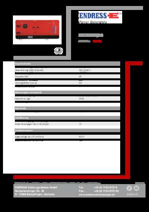 Дизелови генератори Endress ESE 200 PW/AS 
