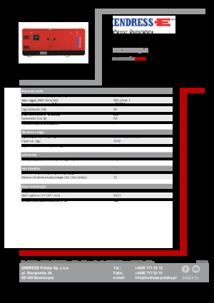 Дизелови генератори Endress ESE 200 PW/AS 