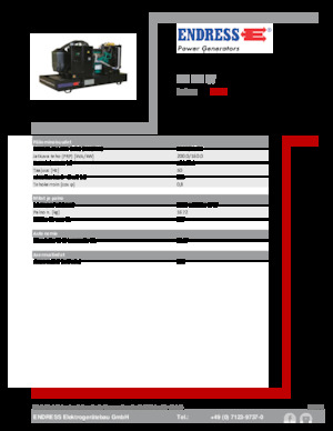 Дизелови генератори Endress ESE 220 IW
