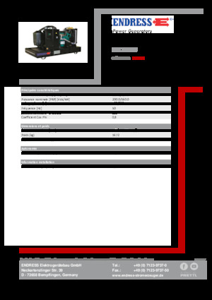 Дизелови генератори Endress ESE 220 IW