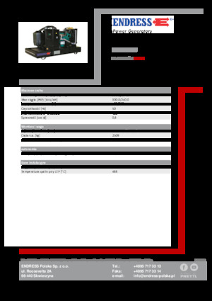 Дизелови генератори Endress ESE 330 IW