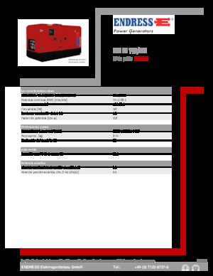 Дизелови генератори Endress ESE 35 YW/MS