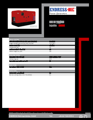 Дизелови генератори Endress ESE 35 YW/MS