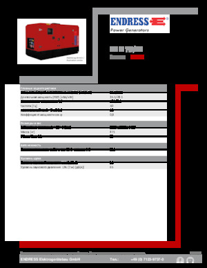Дизелови генератори Endress ESE 35 YW/MS