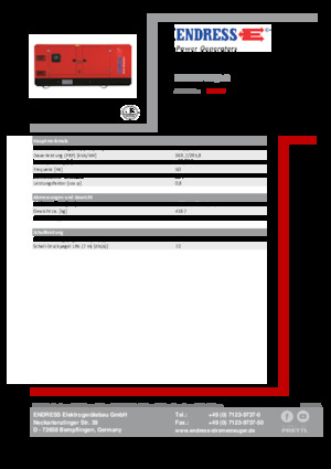 Дизелови генератори Endress ESE 405 VW/AS 