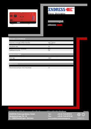 Дизелови генератори Endress ESE 405 VW/AS 