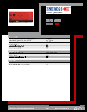 Дизелови генератори Endress ESE 405 VW/AS 