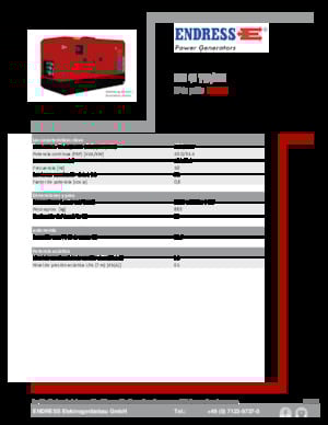 Дизелови генератори Endress ESE 45 YW/MS