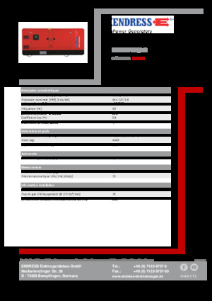 Дизелови генератори Endress ESE 515 VW/AS 