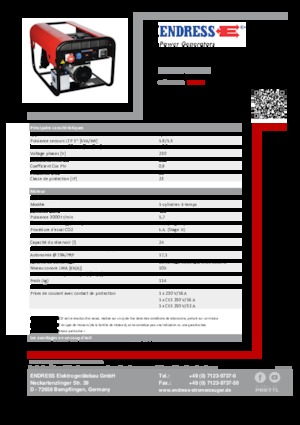 Дизелови генератори Endress ESE 604 YS ES DI