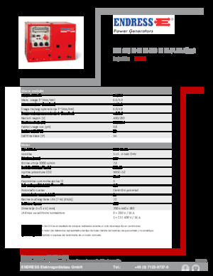 Бензинови генератори Endress ESE 608 DHG ES DI ISO Duplex Silent