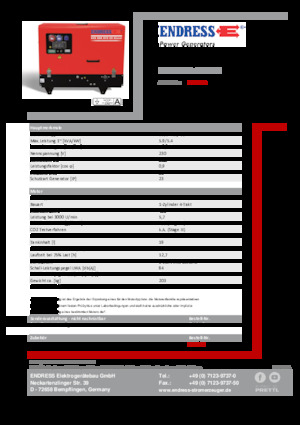 Бензинови генератори Endress ESE 608 YS-GT ES DI