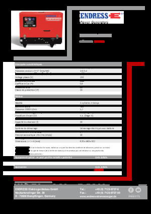 Бензинови генератори Endress ESE 608 YS-GT ES DI