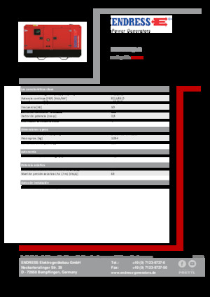Дизелови генератори Endress ESE 90 IW/AS