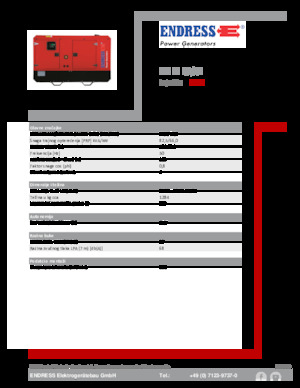 Дизелови генератори Endress ESE 90 IW/AS