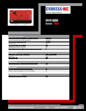 Дизелови генератори Endress ESE 90 IW/AS