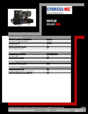 Дизелови генератори Endress ESE 90 PW 