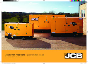 Дизелови генератори JCB G33QS