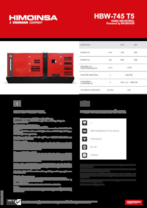 Дизелови генератори HIMOINSA HBW-745 T5