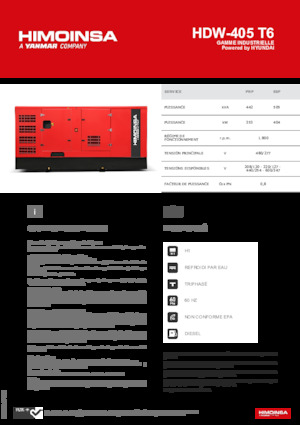 Дизелови генератори HIMOINSA HDW-405 T6