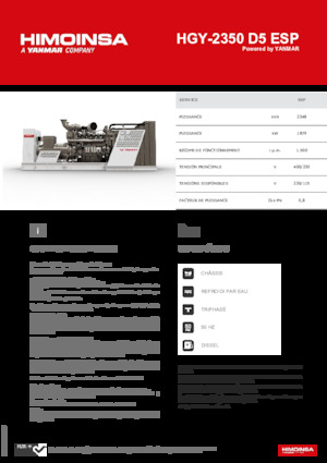 Дизелови генератори HIMOINSA HGY-2350 D5 ESP