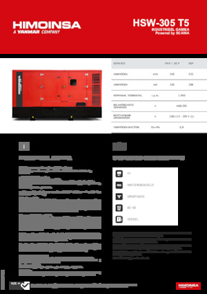 Дизелови генератори HIMOINSA HSW-305 T5