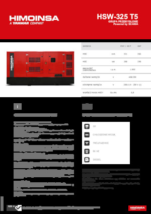 Дизелови генератори HIMOINSA HSW-325 T5