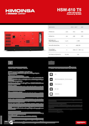 Дизелови генератори HIMOINSA HSW-610 T5