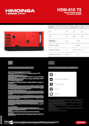 Дизелови генератори HIMOINSA HSW-610 T5