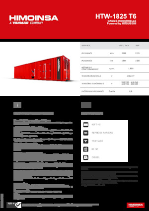Дизелови генератори HIMOINSA HTW-1825 T6