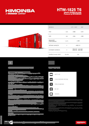 Дизелови генератори HIMOINSA HTW-1825 T6