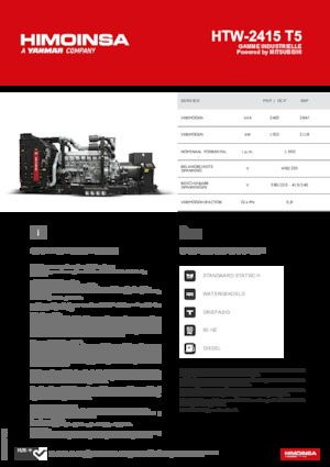 Дизелови генератори HIMOINSA HTW-2415 T5