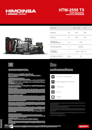 Дизелови генератори HIMOINSA HTW-2555 T5