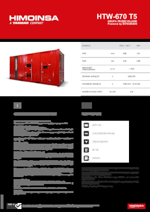 Дизелови генератори HIMOINSA HTW-670 T5