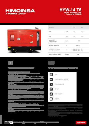 Дизелови генератори HIMOINSA HYW-14 T6