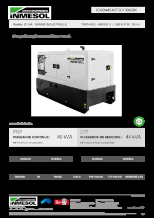 Дизелови генератори INMESOL IC-044