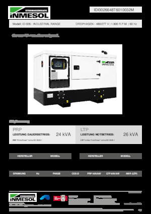Дизелови генератори INMESOL ID-026