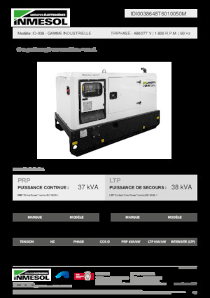 Дизелови генератори INMESOL ID-038