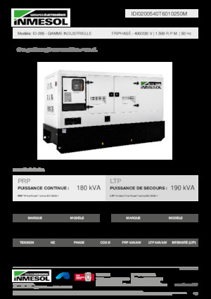 Дизелови генератори INMESOL ID-200
