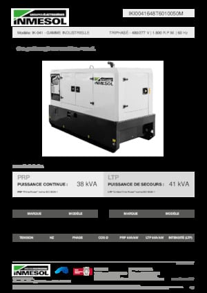 Дизелови генератори INMESOL IK-041