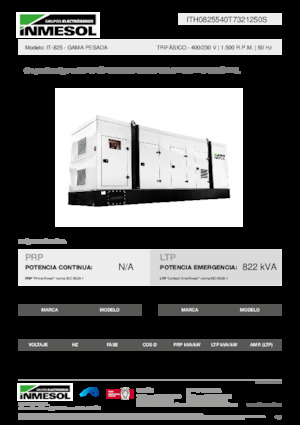 Дизелови генератори INMESOL IT-825