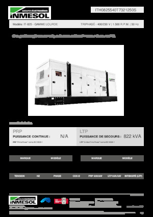 Дизелови генератори INMESOL IT-825