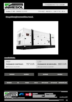 Дизелови генератори INMESOL IT-880