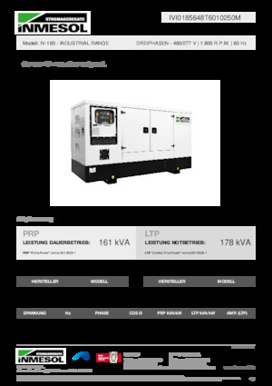 Дизелови генератори INMESOL IV-185